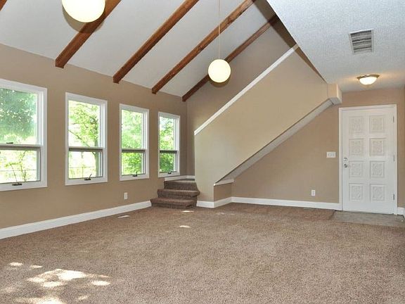 Living Room With Soaring Ceilings