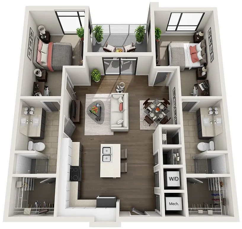 Floor plan B1