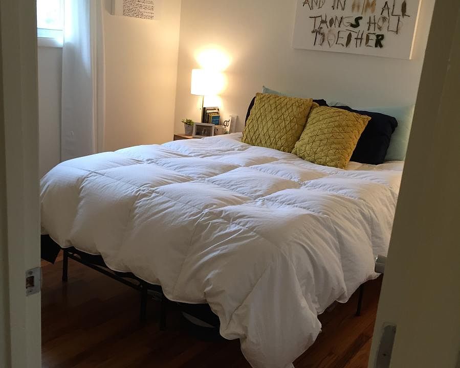 One of two bedrooms