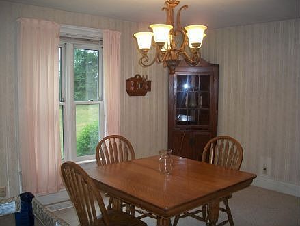 dining opens to porch