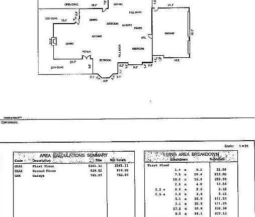 Square Footage Info/Layout