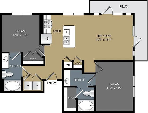Floor plan B1