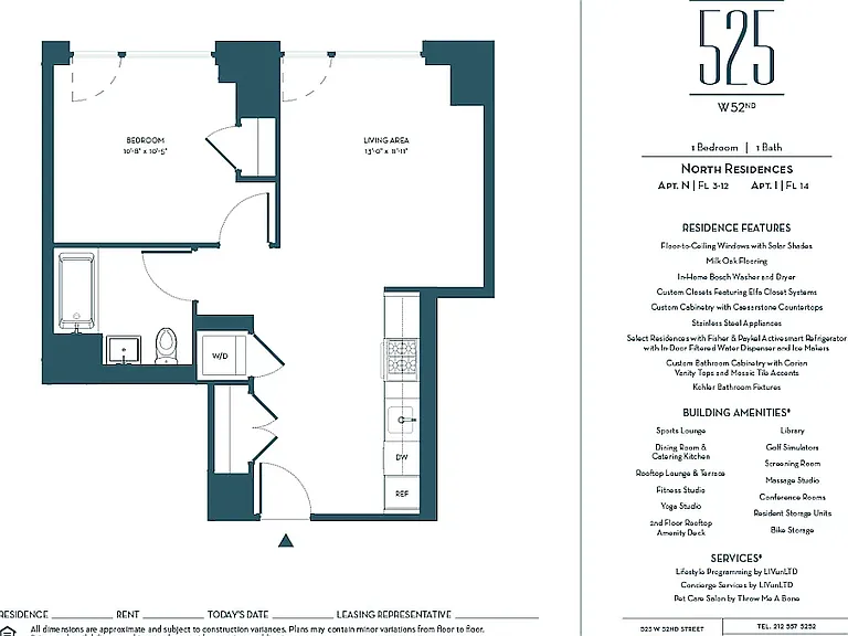 525 W 52nd St #7NN — Photo 17