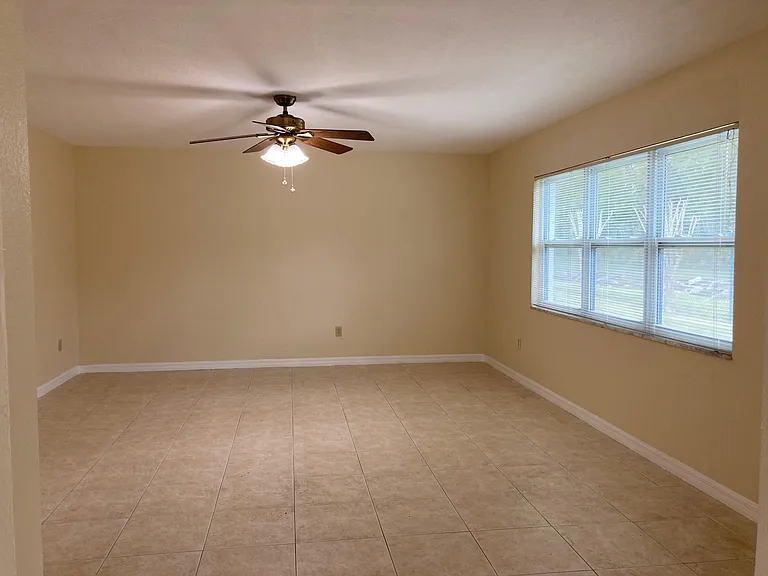 Living room (view from dining room/den)
