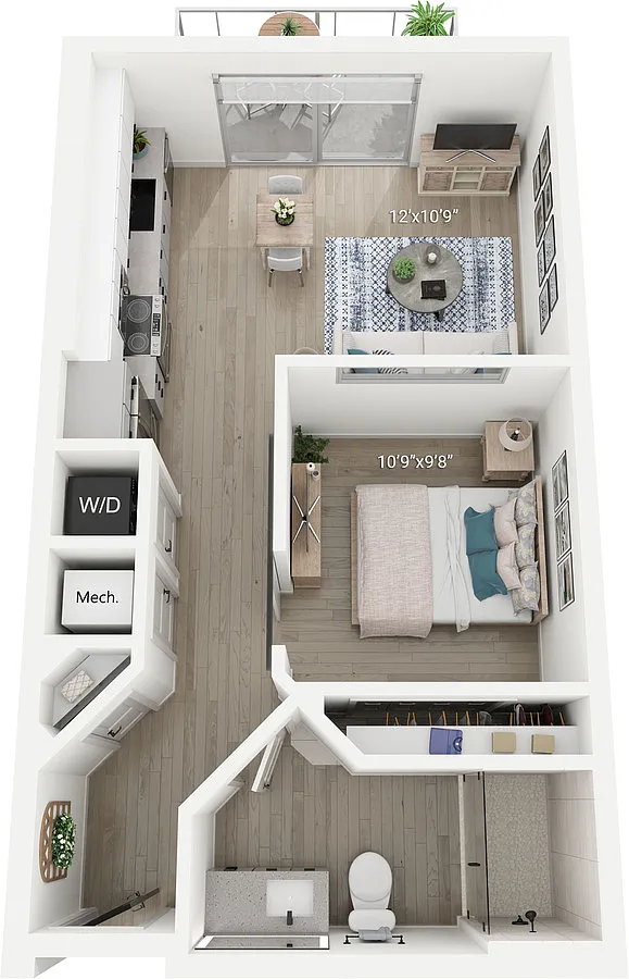 Floor plan Studio
