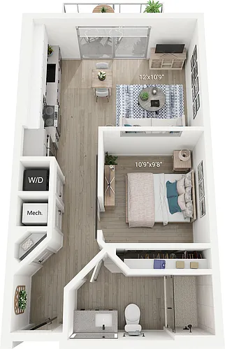 Floor plan Studio