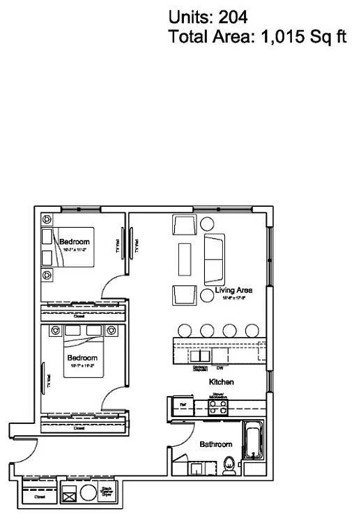 Floor plan 204-2B1B