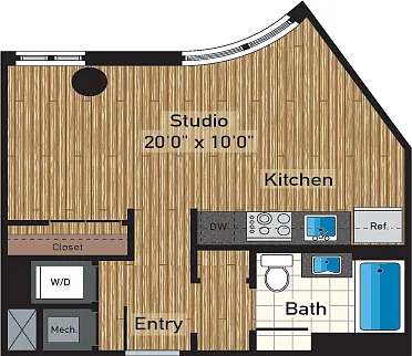 Floor plan 413