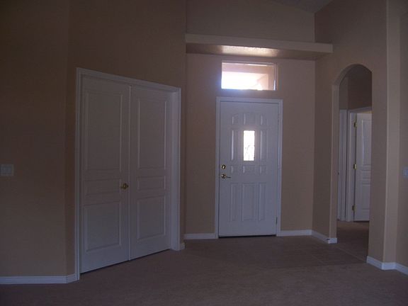 front entrance with 2nd bedroom/office
