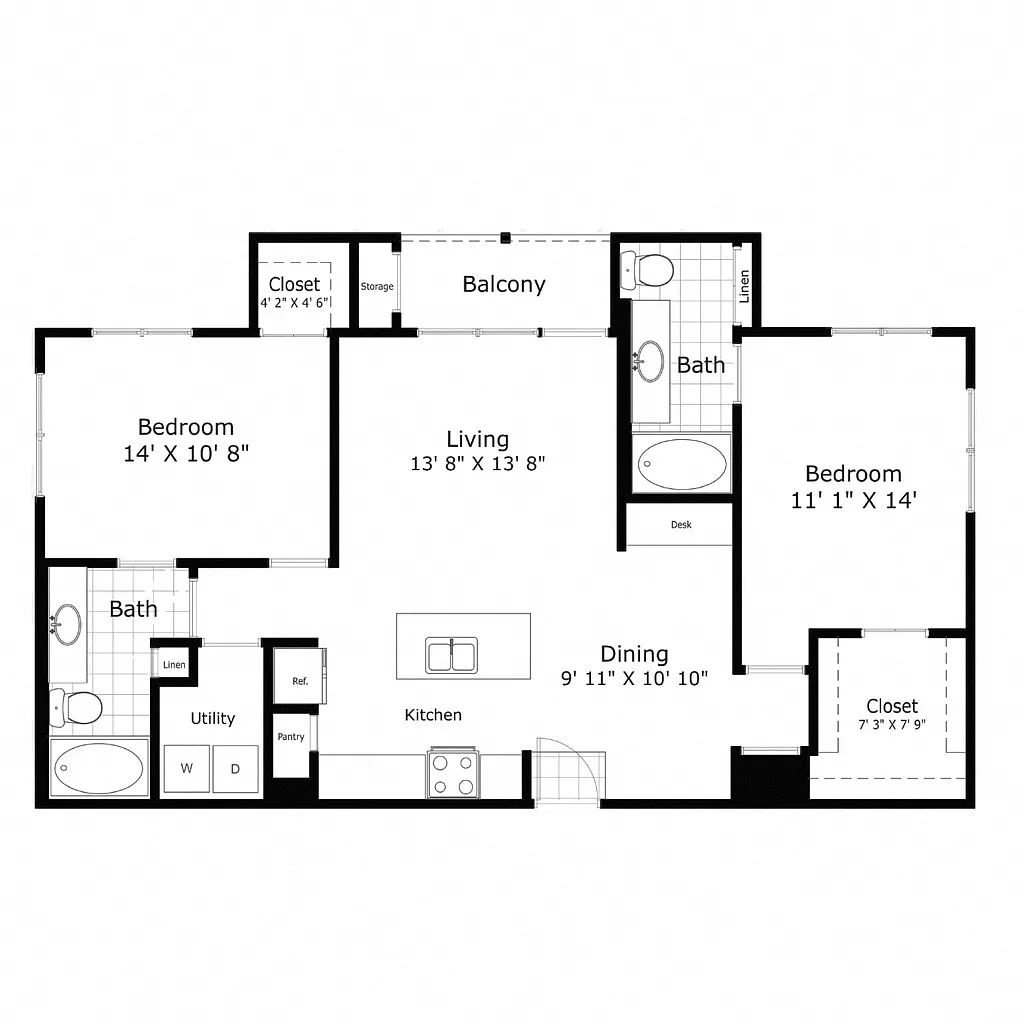 Floor plan B