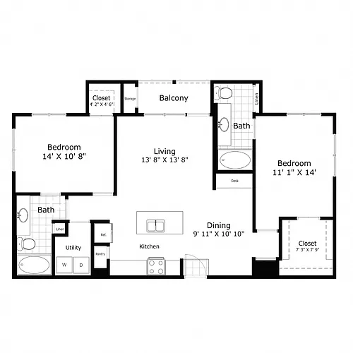 Floor plan B