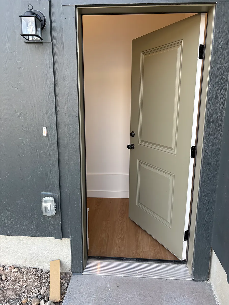 Outside door to covered entrance - 3578 E 1120 S