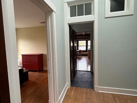 Breakfast area off kitchen along connecting hallway