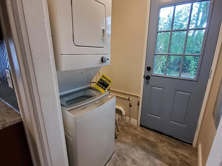 In unit washer and dryer