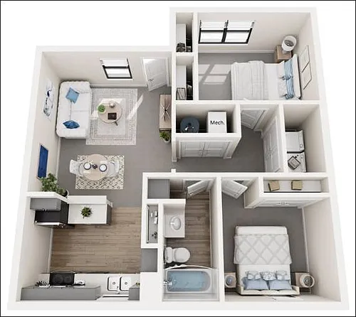 Floor plan B3