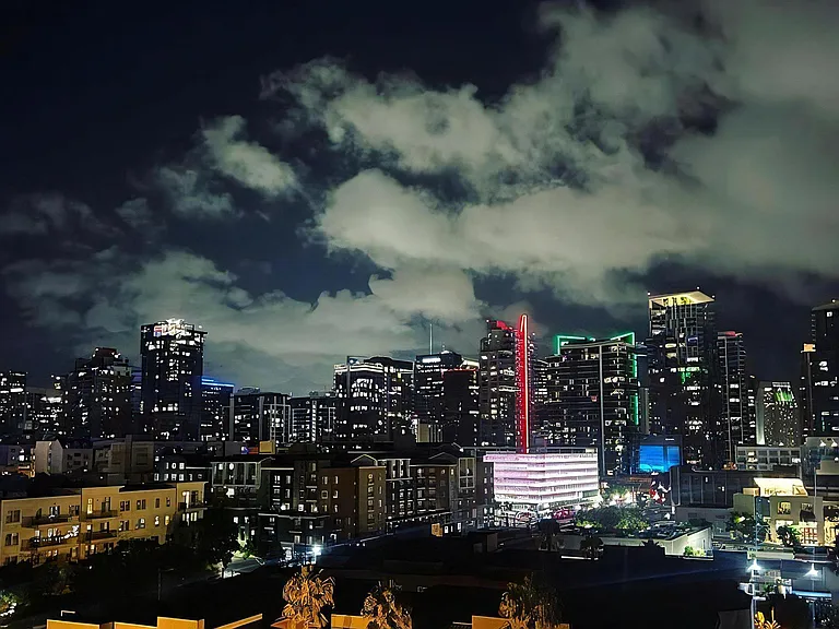City Lights of Downtown San Diego