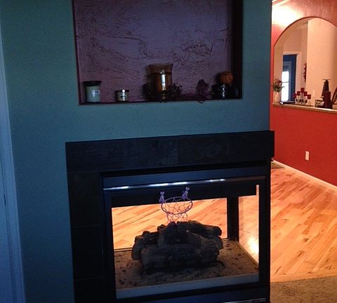3 sided Fireplace