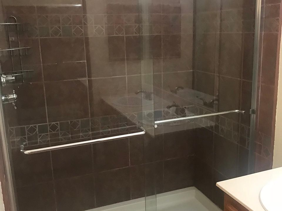 Sliding Glass Shower in Master Bath