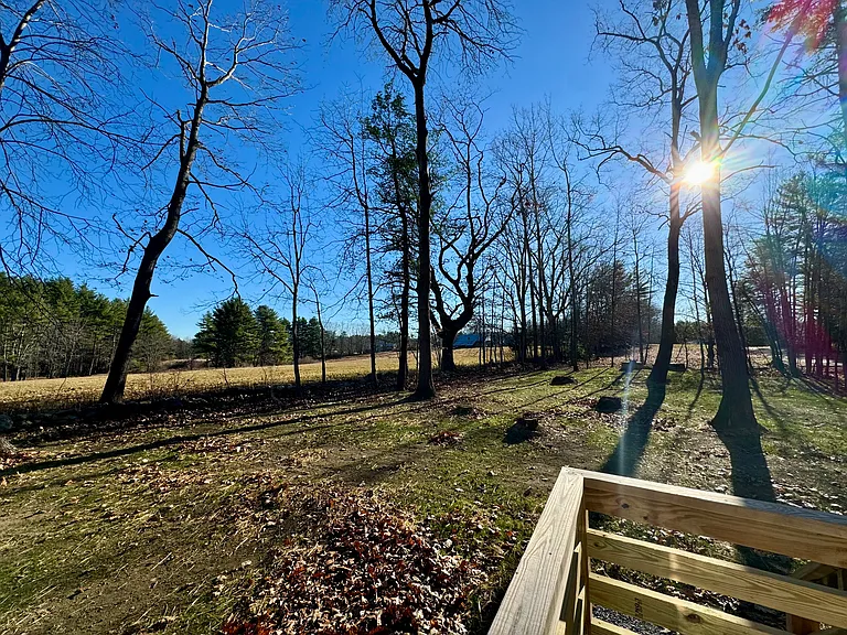 Private side yard
