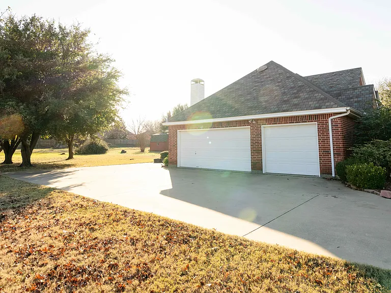 Another view of the 3 car garage