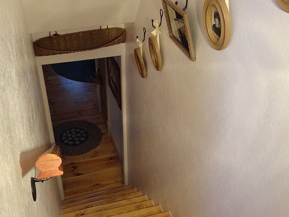 Unique floors up the stairs
