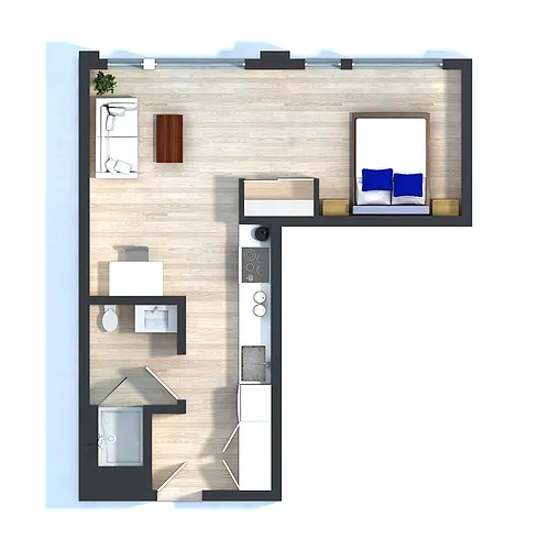 Floor plan Studio