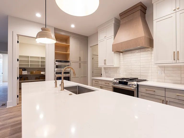 Kitchen (before cabinet install was complete).