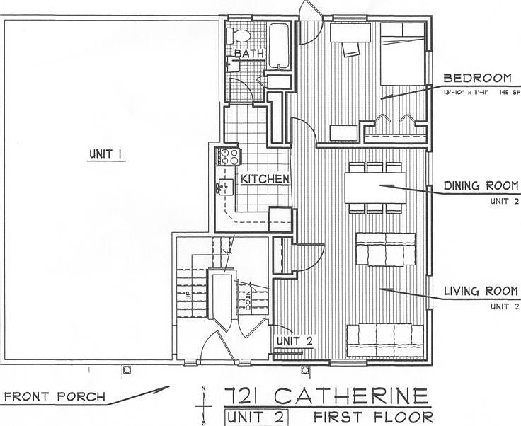 721 Catherine Unit 2