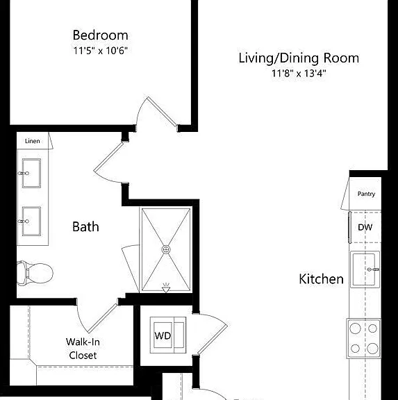1L2 floor plan Highwater