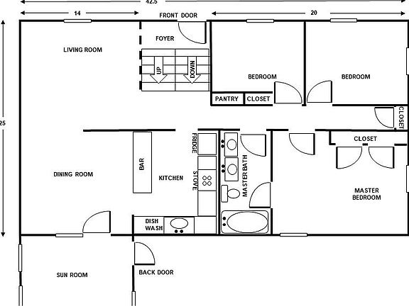 Upstairs