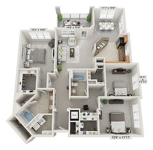Floor plan C2R