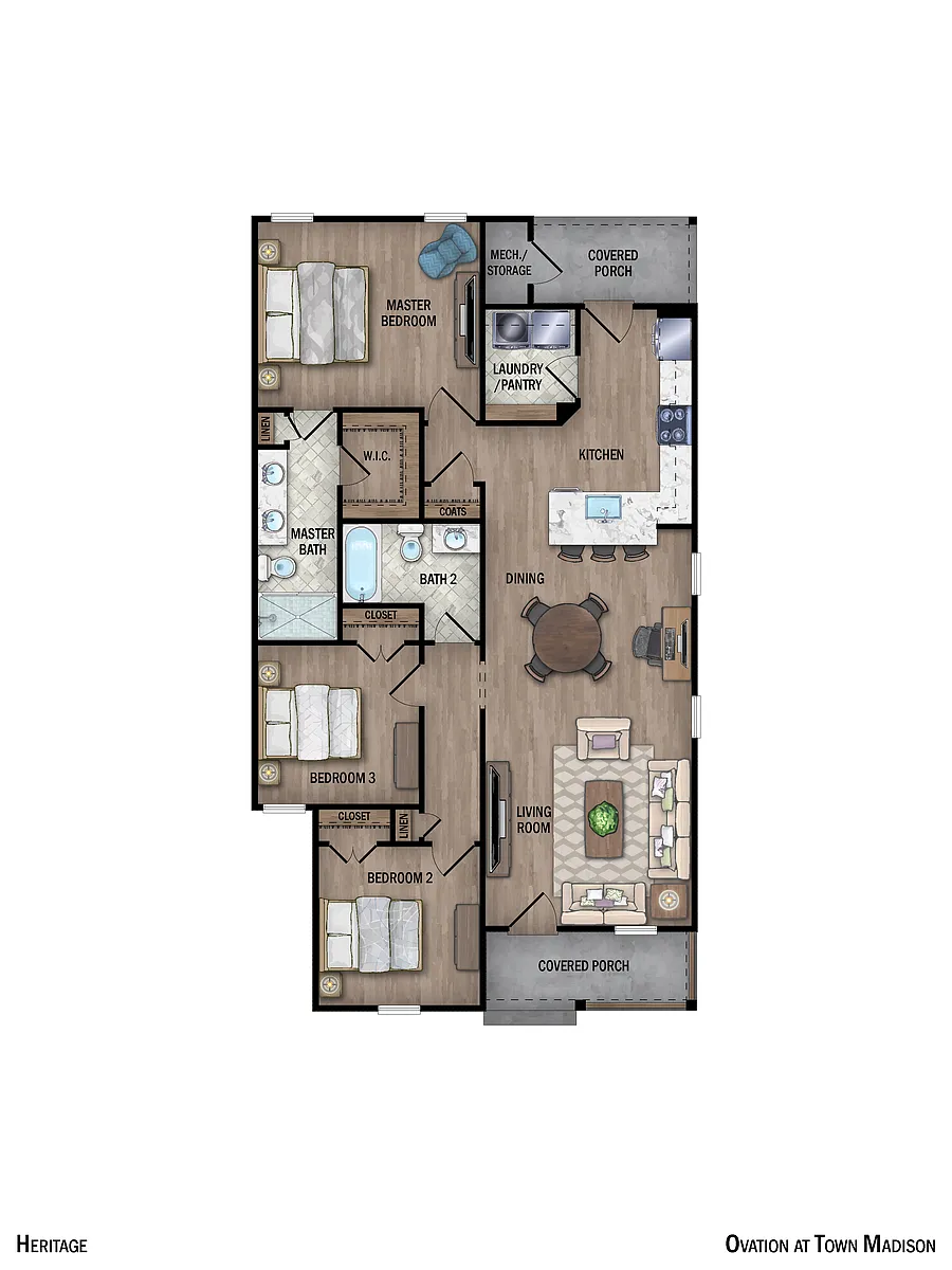 Floor plan Heritage Cottage