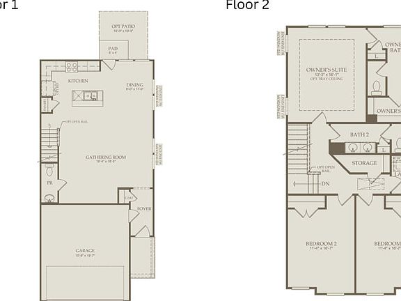 Floor Plan Level 1 Level 2