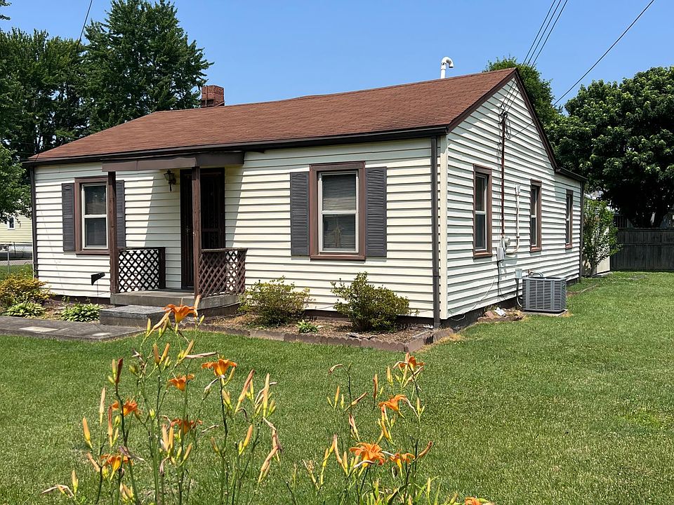 Front side with yard and fence