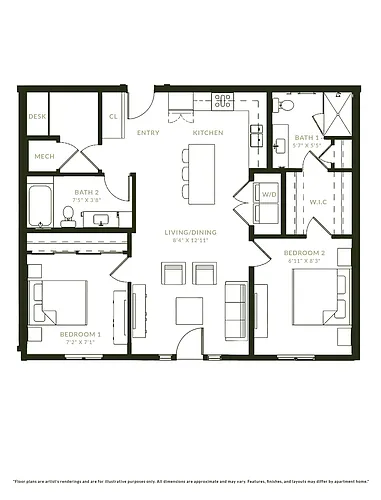 Floor plan B3