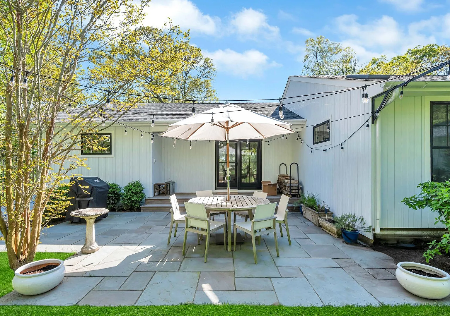 Chic Coastal Farmhouse with Private Pool, Steps from the Water — Photo 4