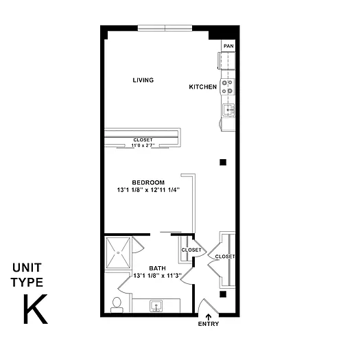 Floor plan K