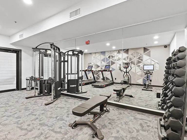 Fitness Center at Switchback on Platte Apartments in Littleton, CO