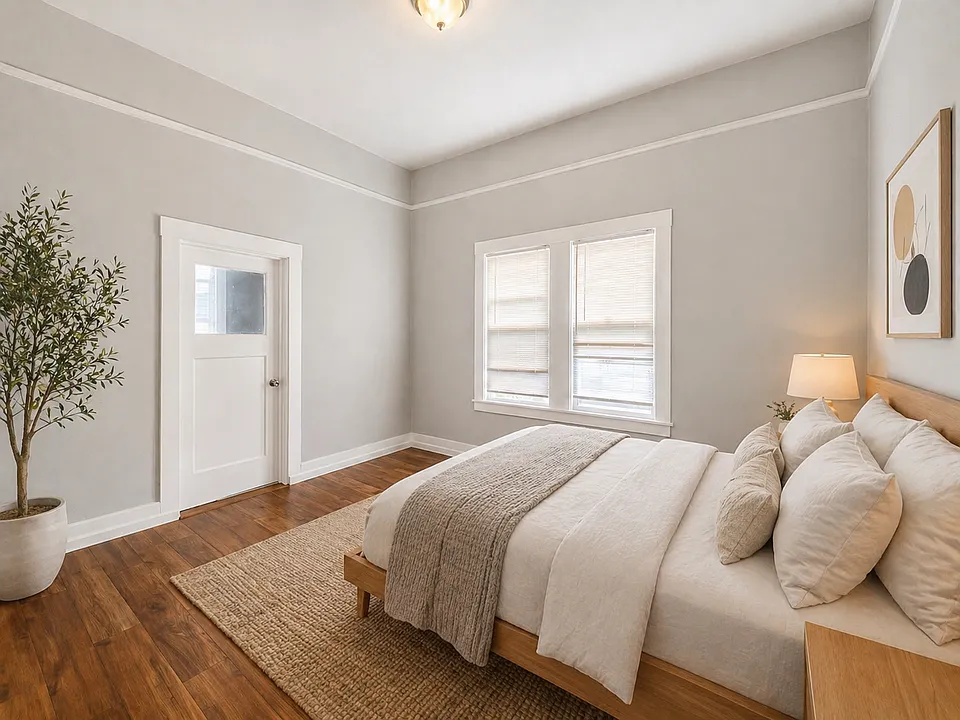 Bedroom 2 
Large primary bedroom with natural light and versatile layout_ideal for a king or queen bed with room to spare.