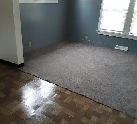 View of dining room from kitchen