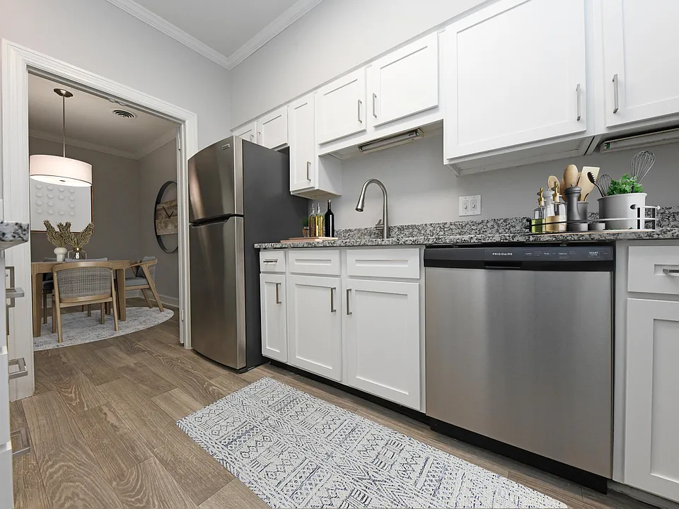 Granite Counters + Modern Cabinetry