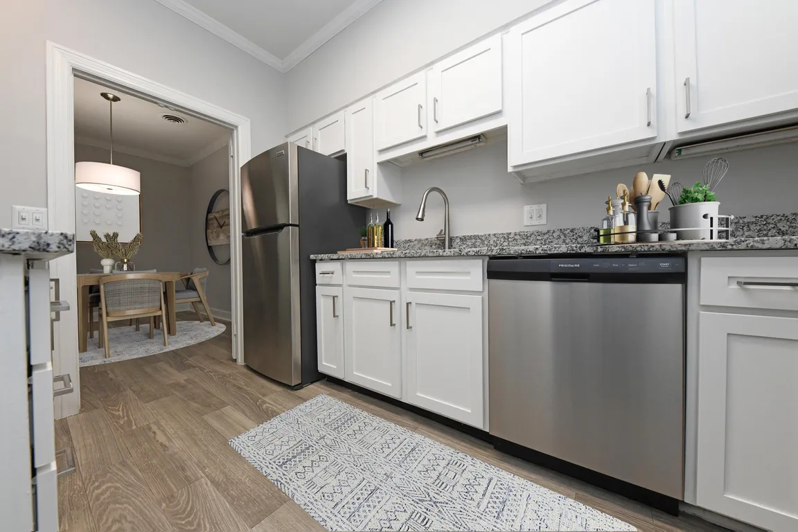 Granite Counters + Modern Cabinetry