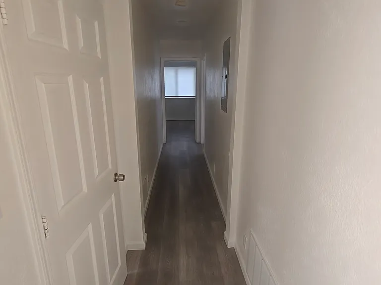 Hallway
Bathroom on L, Master bedroom all the way down the hall