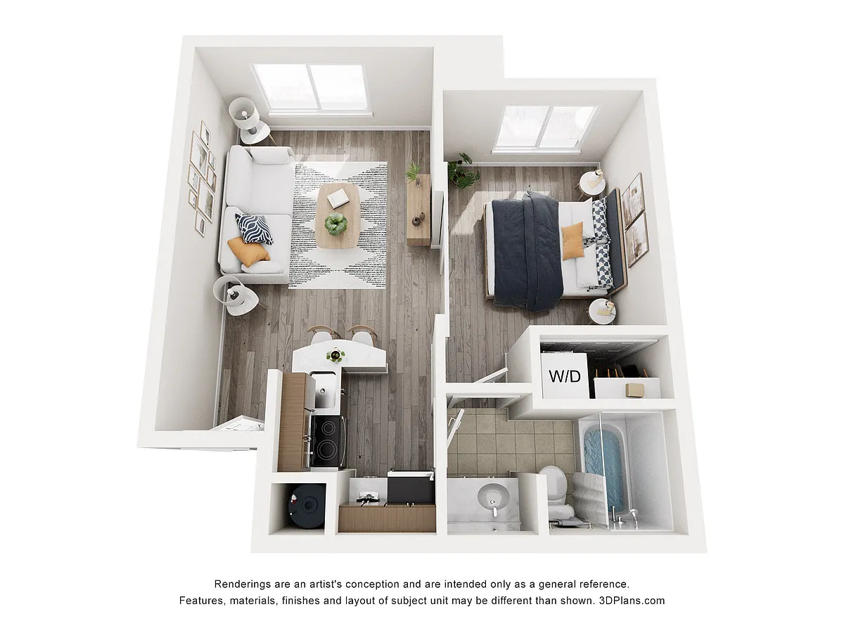Floor plan Evergreen ADA