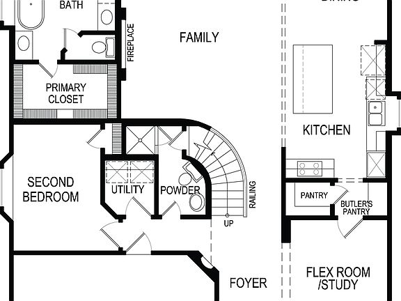 Caroline 2F First Floor Plan