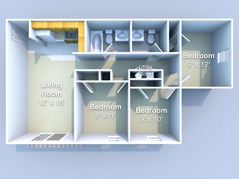 2nd image of 422 Harrison St #3B-1Ba-905Sqft