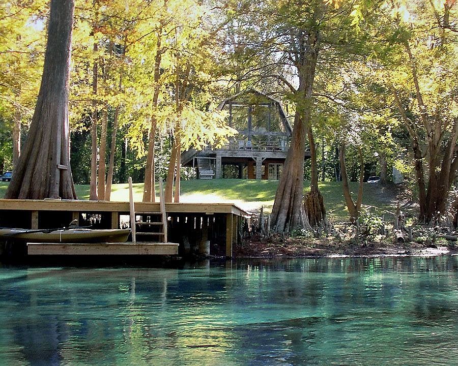 House, Dock on Ichetucknee Springs