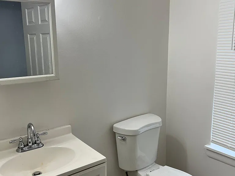 On the second floor is a full bath