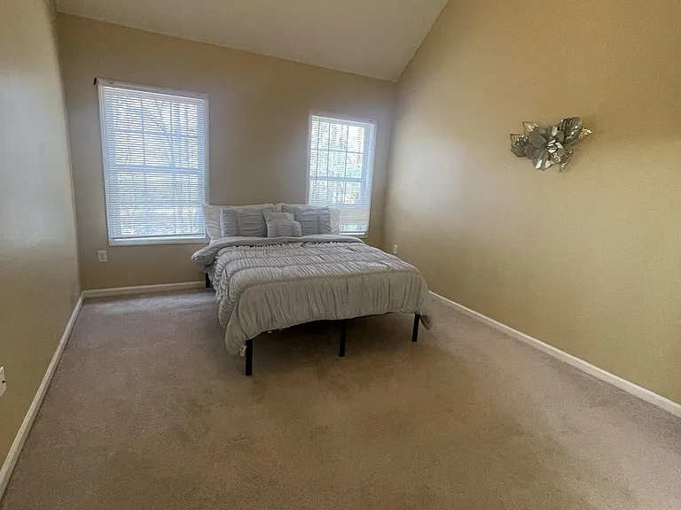 Master bedroom with Queen size bed