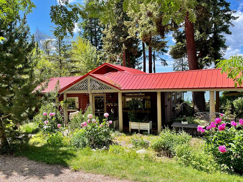 Orchard facing East door and covered porch
